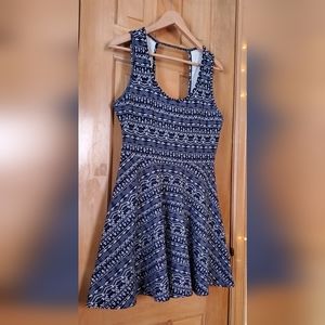 Banana Lemon Size Medium Navy Sundress